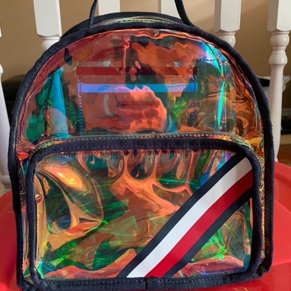 tommy hilfiger iridescent backpack